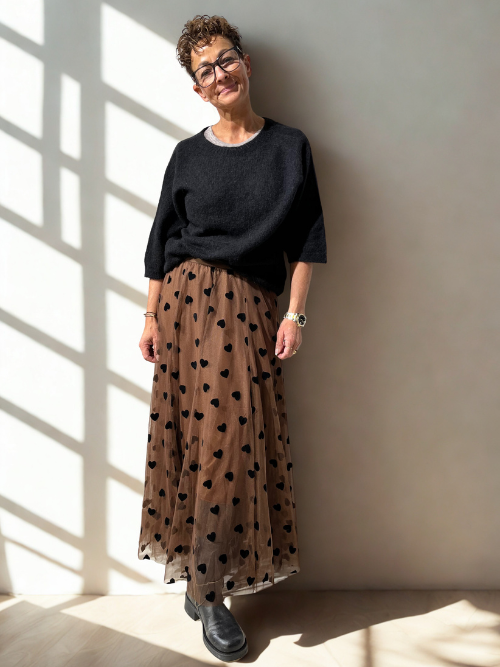 Frida Brown Onesize Skirt