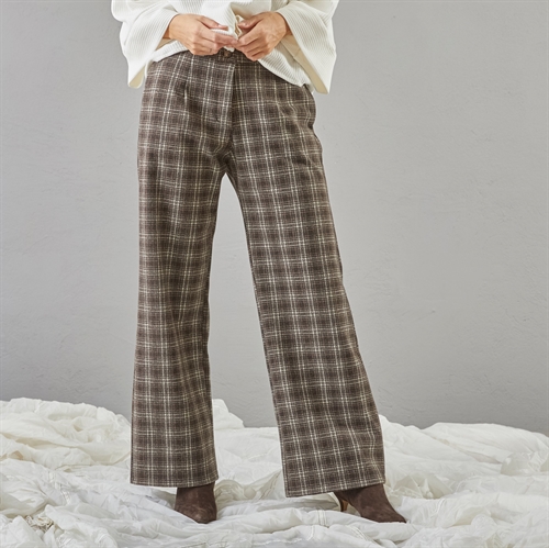 Canja Wide Checked Pants 