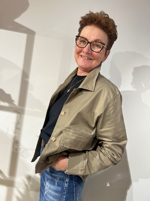 Josefine Dark Fango Skjorte Jakke