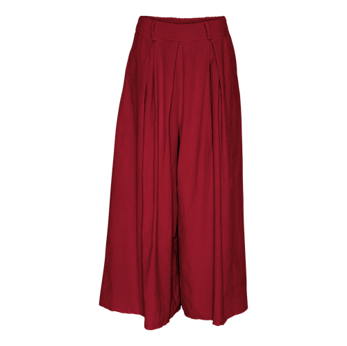 Pricilla Corduroy India Red / Buksenederdel i Fløjl