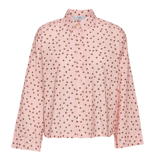 Amber Light Rose Shirt w. Dots