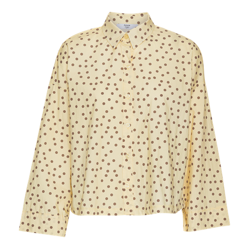 Amber Yellow Shirt w. Dots