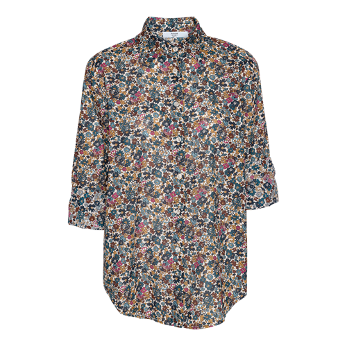 Erica Blue Flower Shirt