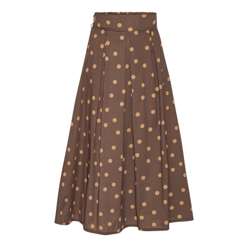Monroe Skirt Chocolate Dot