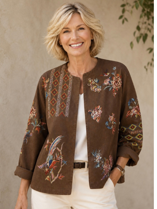 Noa Dark Brown Jacket