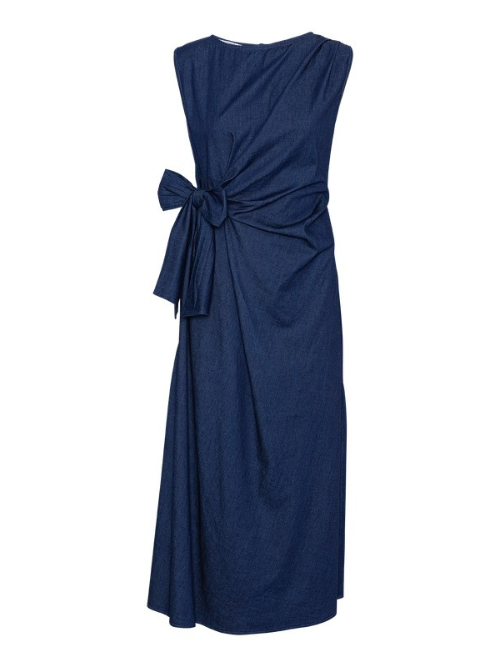 Stella Chambray Dark Denim Dress
