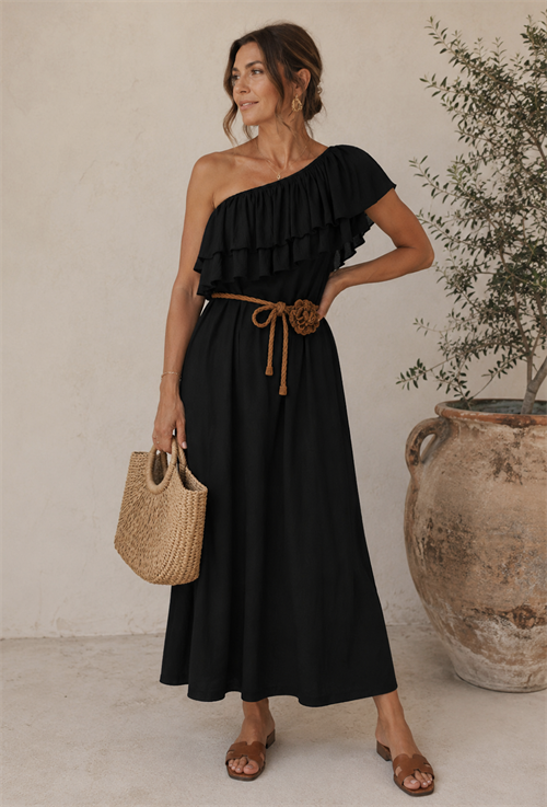 Xenia Black Dress