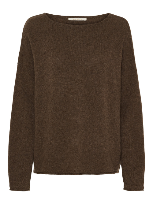 Mira Dark Brown Meleret Pure Cashmere 