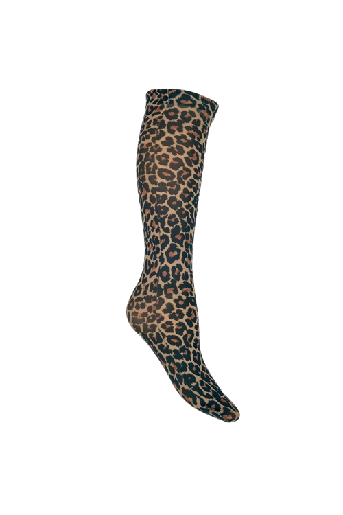 BC Aura Knee High Socks Leo Natural