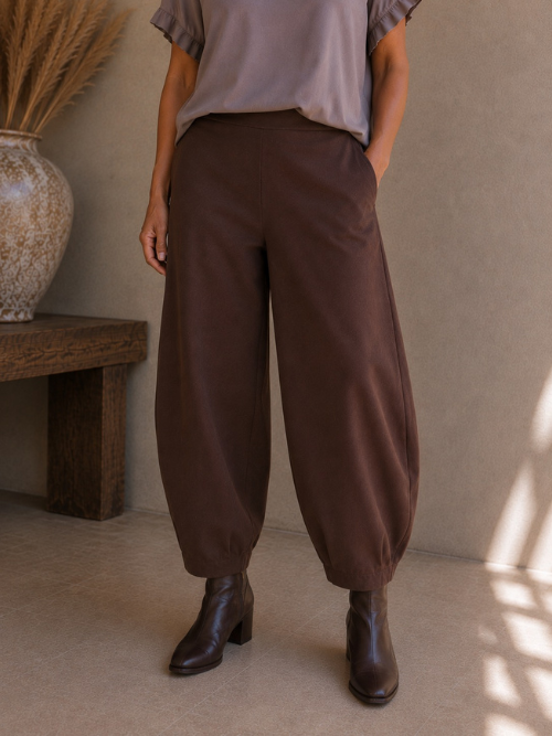 BC Beate Mocca Barrel Pant 