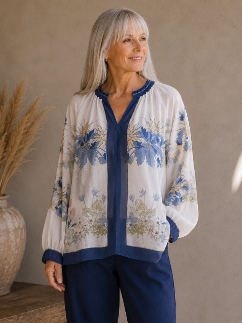 BC Belis Navy Blouse