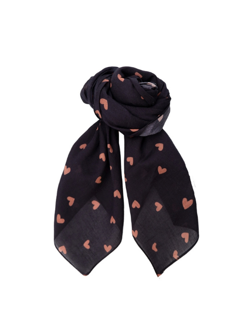 BC Claudine Black Mini Scarf