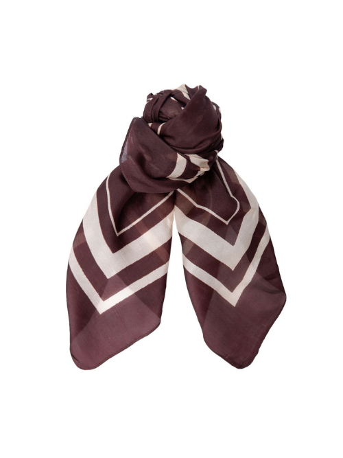 BC Decor Coffee Silk Scarf