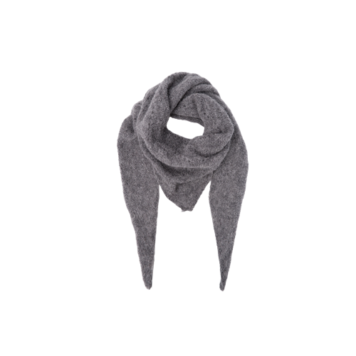 BC Dell Grey Melange Knitted Mini Scarf