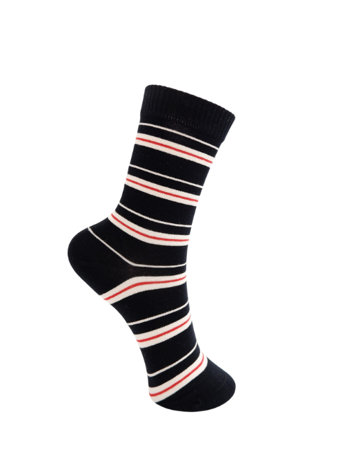 BC Eve Black Stripe Sock