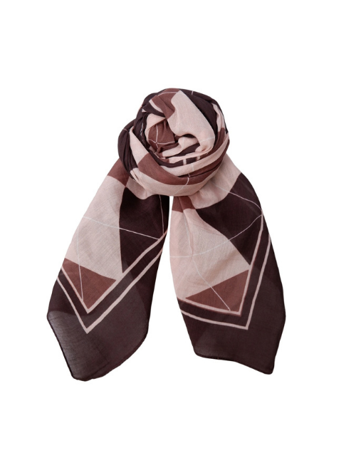 BC Harlekin Brown Mini Scarf