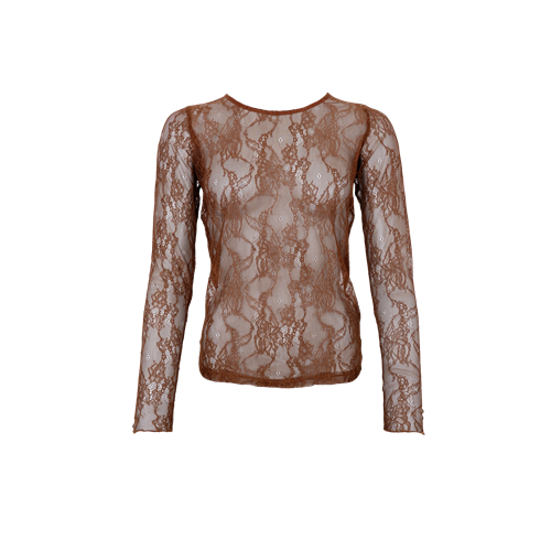 BC Lara Coffee Lace Blouse