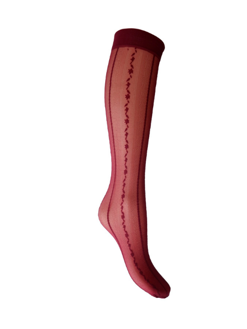 BC Malva Wine Knee High Socks