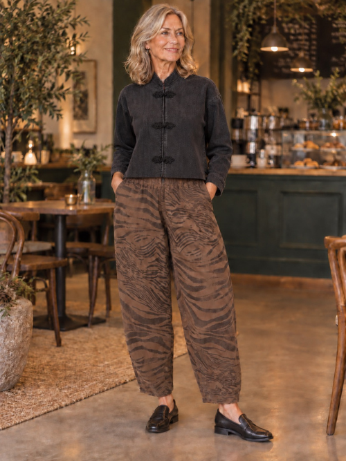 BC Ofelia Espresso Barrel Pants
