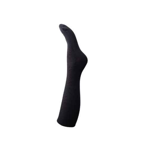 BC Tonja Mid Calf Black Rib Sock