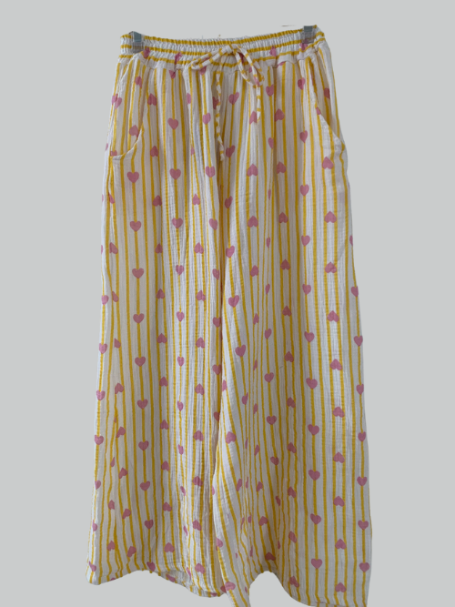 Heart Pants Yellow