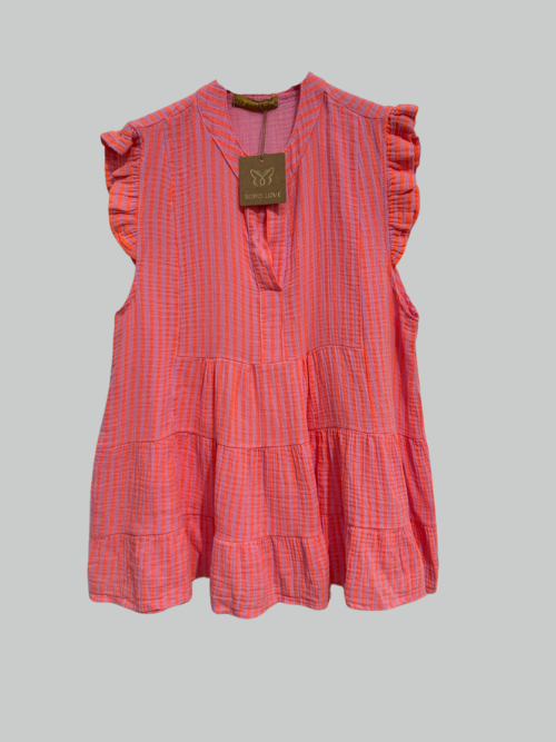Stripe Top Orange