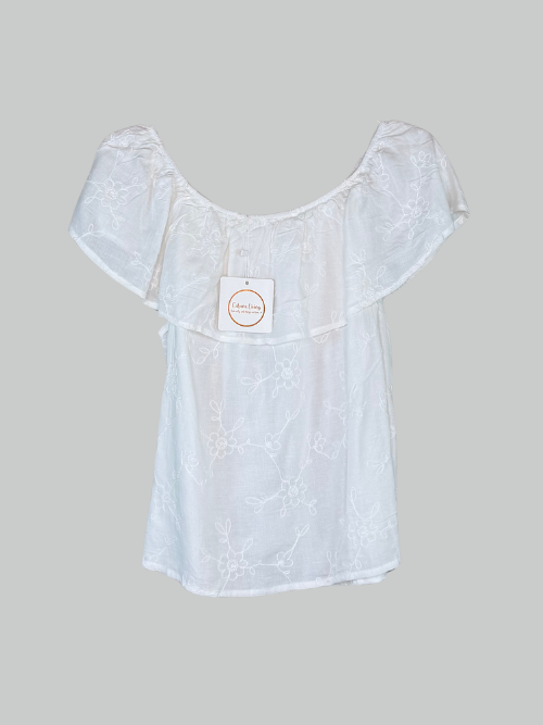 Alvilda Blouse White