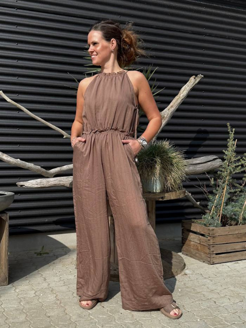 Angli Chocolate Jumpsuit