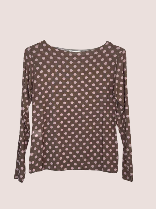 Cash Dot Brown / Rose T- Shirt