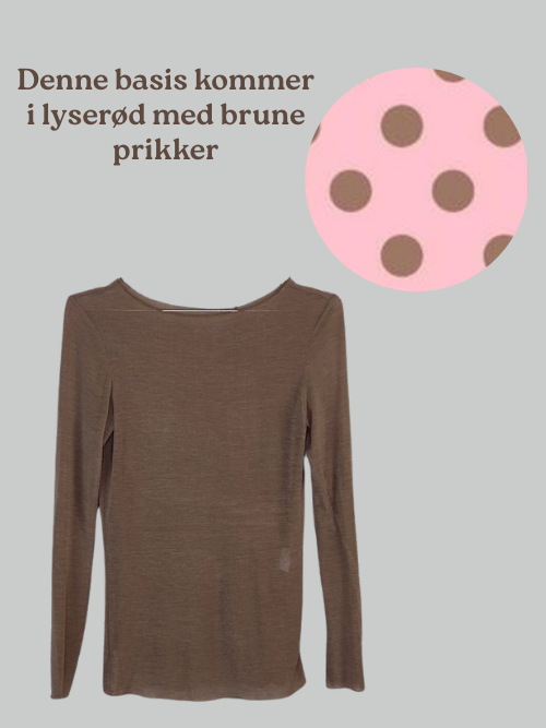 Cash Dot Rose / Brown T- Shirt