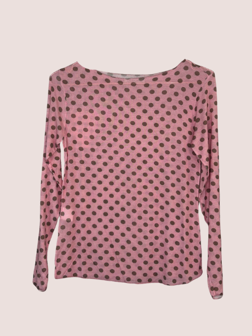 Cash Dot Rose / Brown T- Shirt