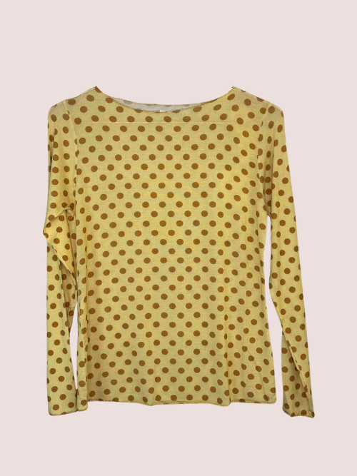 Cash Dot Yellow / Brown T- Shirt