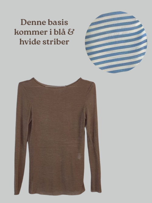 Cash Light Blue Stripe T- Shirt