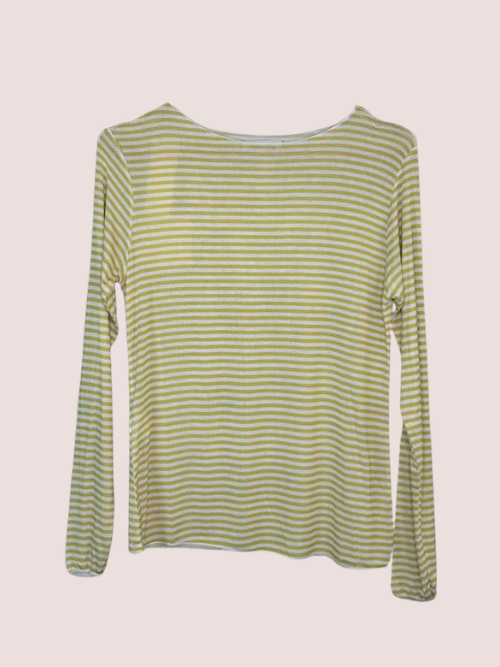 Cash Yellow Stripe T- Shirt