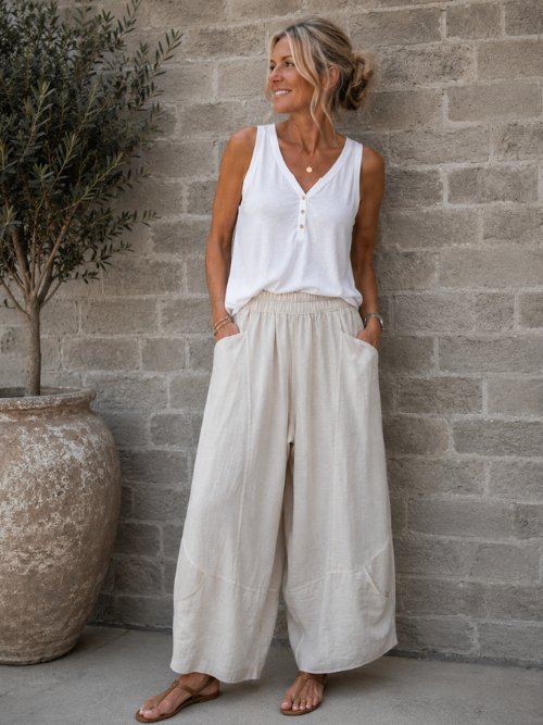 Cozy Naturfarvet Bukser