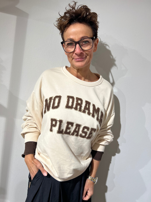Drama Sweatshirt Beige