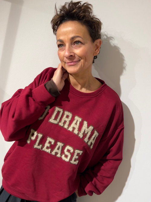 Drama Sweatshirt Merlot