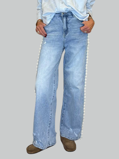 Embryo Light Denim Pearl Jeans