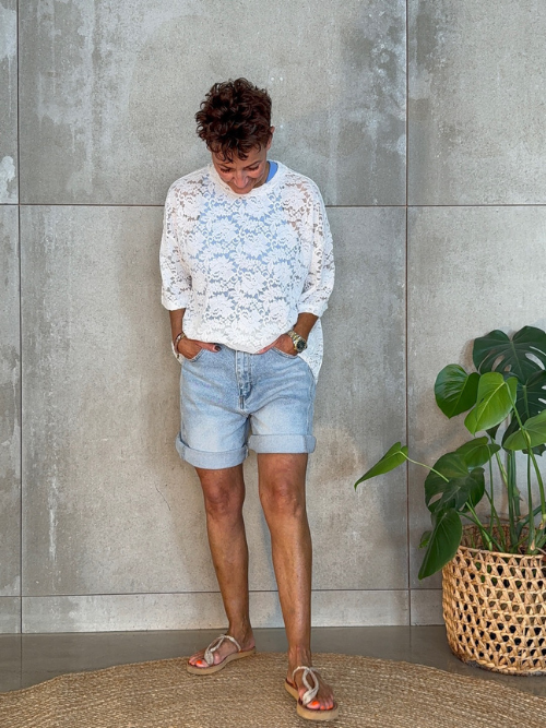 Sofia Denim Shorts Light Denim