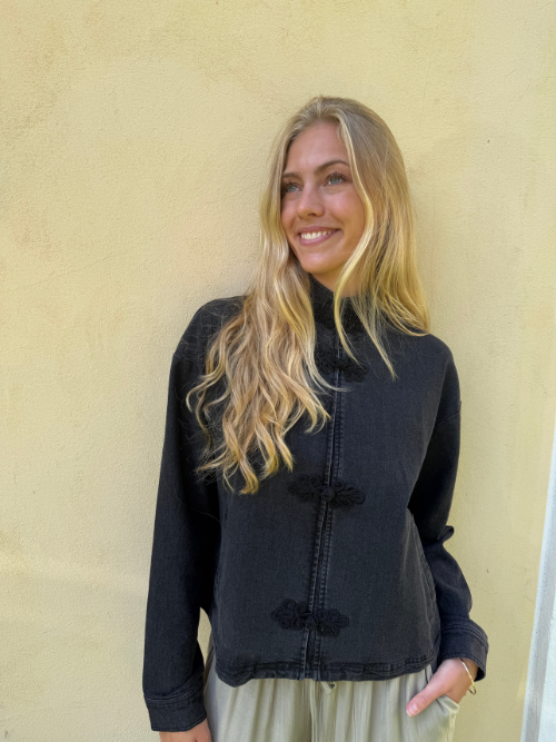 Clara Jacket Black Wash