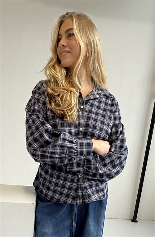 Coco Check Blue Shirt