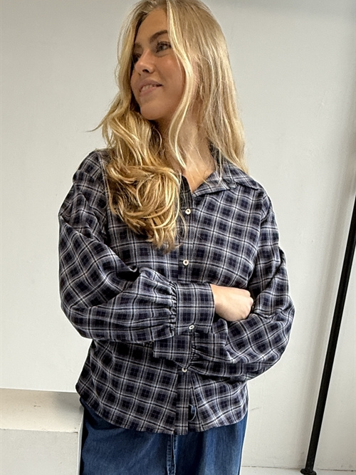 Coco Check Blue Shirt