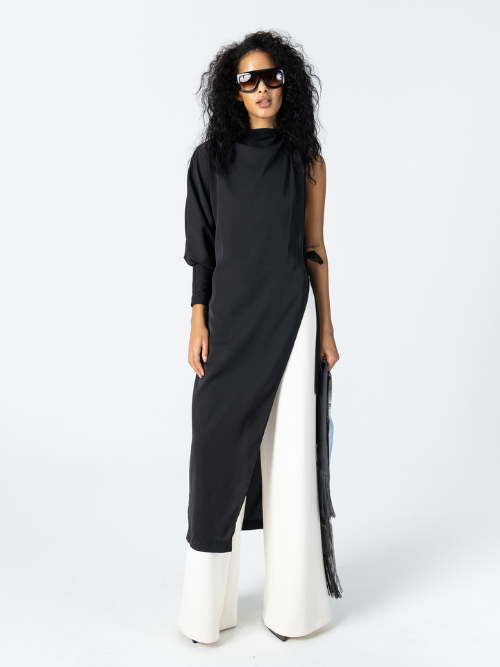 Pant Suit Black/creme