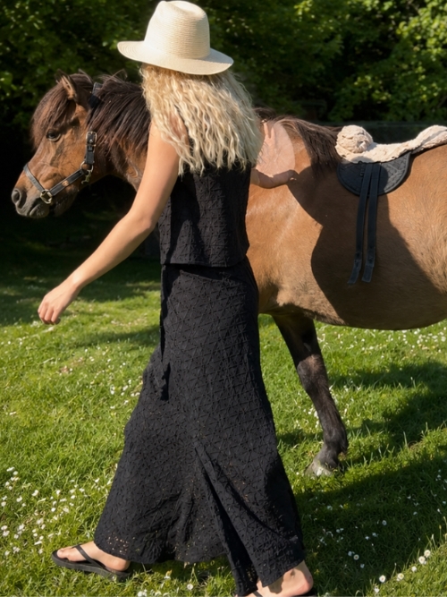 Allie Maxi Skirt Black