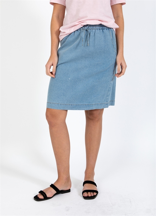 Ellis Denim Skirt Blue Denim