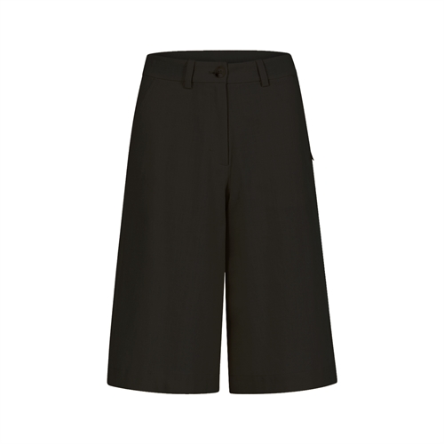 Hør Shorts Black Petra Fit