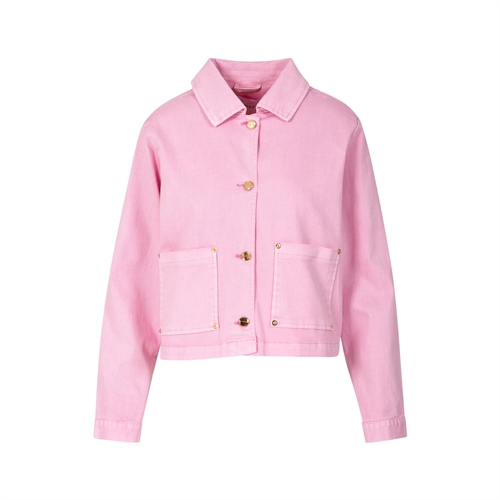 Jacket Pink Denim Bon Bon Pink