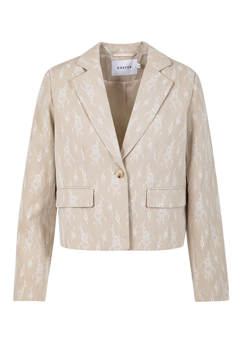 Lace Blazer Sand Lace