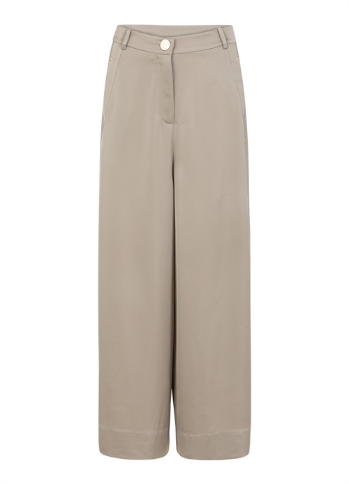 Shiney Wide Pants w. High Waist- Petra Fit 
