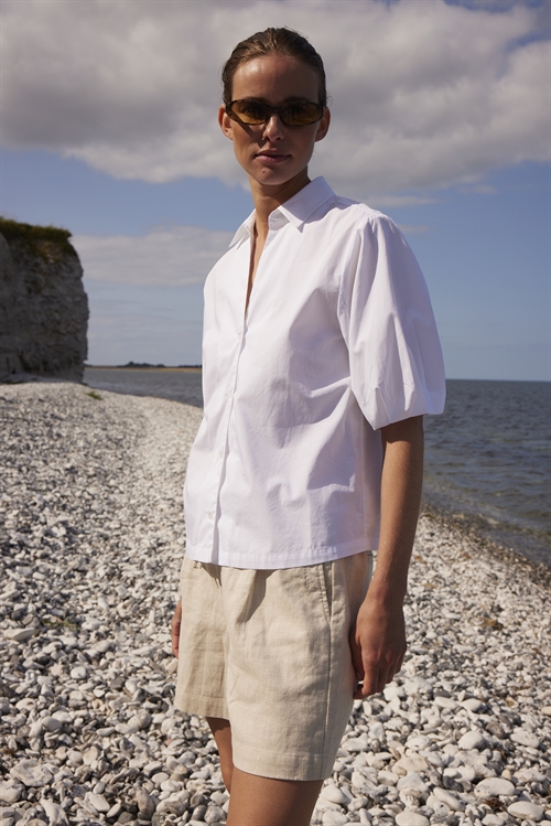 Billy 2/4 Sleeve Shirt White